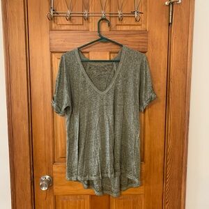 We The Free Green Relaxed Short Sleeve Tee